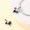 Wholesale Jewelry Accessories Bracelet Silver Plated Fruit Food Style Dripping Oil Gourmet Macaron Chips Chocolate Cake Pendant Charm Beads