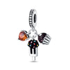 Wholesale Jewelry Accessories Bracelet Silver Plated Fruit Food Style Dripping Oil Gourmet Macaron Chips Chocolate Cake Pendant Charm Beads