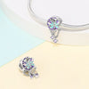 Wholesale Jewelry Accessories Butterfly Beads Bracelet 925 Silver Plated With Dripping Oil Treatment