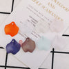 Wholesale Jewelry Accessories Candy Color Petal Pendant Earrings Plastic Resin Handmade