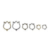 Wholesale Jewelry Accessories Copper Alloy Real Gold Plated Morning Glory Earrings