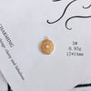 Wholesale Jewelry Accessories Copper And Zircon Inlaid Love Moon Wings Cross Pendant