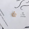 Wholesale Jewelry Accessories Copper And Zircon Inlaid Love Moon Wings Cross Pendant