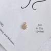 Wholesale Jewelry Accessories Copper Inlaid Zircon Moon Star Leaf Fan Pendant