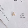 Wholesale Jewelry Accessories Copper Inlaid Zircon Moon Star Leaf Fan Pendant