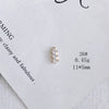 Wholesale Jewelry Accessories Copper Inlaid Zircon Moon Star Leaf Fan Pendant