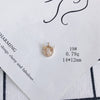 Wholesale Jewelry Accessories Copper Inlaid Zircon Moon Star Leaf Fan Pendant