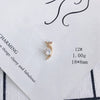 Wholesale Jewelry Accessories Copper Inlaid Zircon Moon Star Leaf Fan Pendant