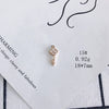Wholesale Jewelry Accessories Copper Inlaid Zircon Moon Star Leaf Fan Pendant
