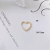 Wholesale Jewelry Accessories Copper Plated 18K Gold Inlaid Zircon Geometric Heart Square Round Earrings