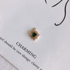 Wholesale Jewelry Accessories Copper Plated Multi Color Zircon Hollow Flower Pendant