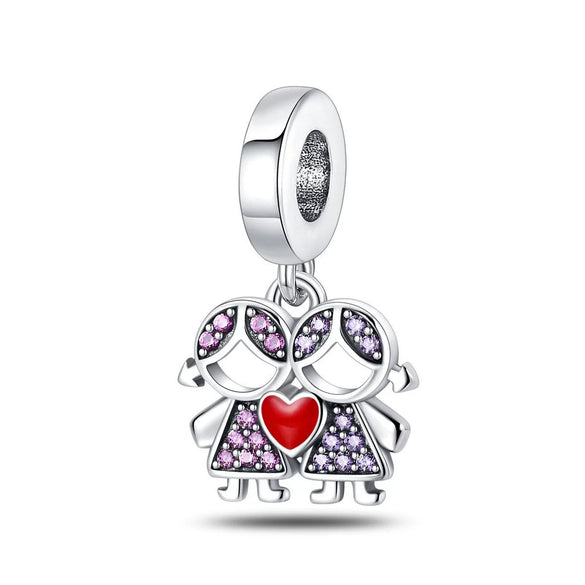 Wholesale Jewelry Accessories Copper Silver Plated Dripping Oil Design Pendant