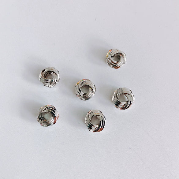 Wholesale Jewelry Accessories Copper With Copper Plating And Gold Beads For Ring Earrings Necklace