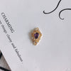 Wholesale Jewelry Accessories Copper Zircon Inlaid Double Hanging Hollow Pendant