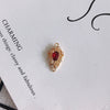 Wholesale Jewelry Accessories Copper Zircon Inlaid Double Hanging Hollow Pendant