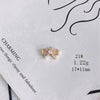Wholesale Jewelry Accessories Copper Zircon Inlaid Star Bow Four Leaf Clover Hollow Pendant