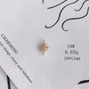 Wholesale Jewelry Accessories Copper Zircon Inlaid Star Bow Four Leaf Clover Hollow Pendant