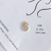 Wholesale Jewelry Accessories Copper Zircon Inlay Flower Moon Hollow Necklace Material