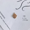 Wholesale Jewelry Accessories Copper Zircon Inlay Flower Moon Hollow Necklace Material