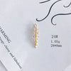 Wholesale Jewelry Accessories Copper Zircon Inlay Flower Moon Hollow Necklace Material