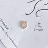 Wholesale Jewelry Accessories Copper Zircon Inlay Flower Moon Hollow Necklace Material