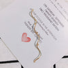 Wholesale Jewelry Accessories Electroplating Sshaped Pendant Tassel Material