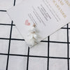 Wholesale Jewelry Accessories Fresh Tassel Small Flower Earrings Pendant Handwoven Fabric Material