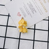 Wholesale Jewelry Accessories Fresh Tassel Small Flower Earrings Pendant Handwoven Fabric Material