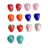 Wholesale Jewelry Accessories Glass Glaze Fruit Shaped Beaded Bracelet Earrings Pendant