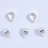 Wholesale Jewelry Accessories Melon Seed Buckle Handmade Diy Bracelet Necklace Pendant S925 Sterling Silver Electroplated