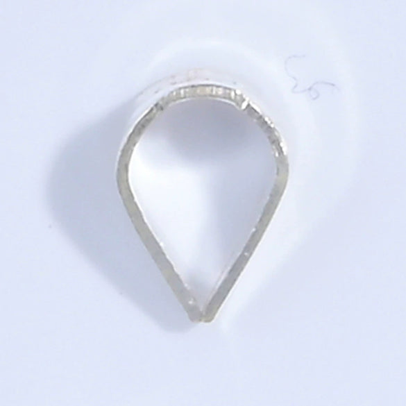 Wholesale Jewelry Accessories Melon Seed Buckle Handmade Diy Bracelet Necklace Pendant S925 Sterling Silver Electroplated