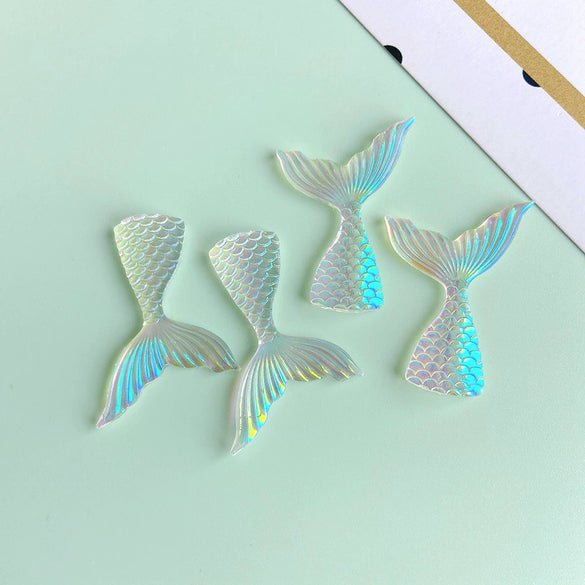 Wholesale Jewelry Accessories Plastic Resin Environmental Protection Mermaid Fishtail Hairpin
