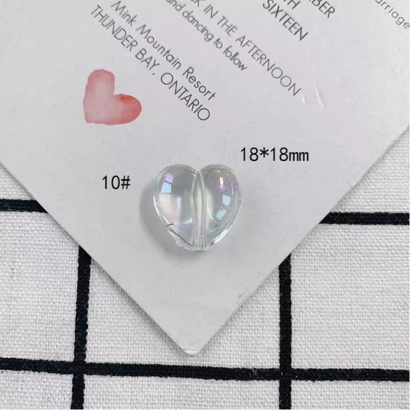 Wholesale Jewelry Accessories Plastic Resin Geometric Round Flower Love Pendant