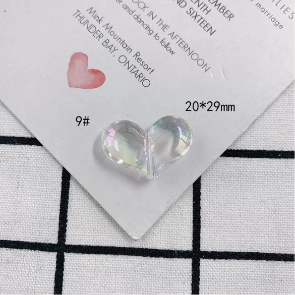 Wholesale Jewelry Accessories Plastic Resin Geometric Round Flower Love Pendant