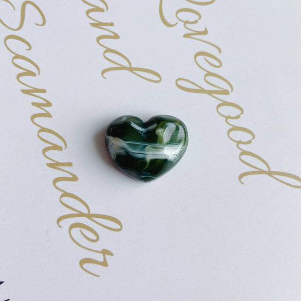 Wholesale Jewelry Accessories Plastic Resin Heartshaped Stone Mobile Phone Case Pendant With Cream Water Ripple Smoke Design