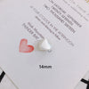 Wholesale Jewelry Accessories Plastic Resin Imitation Pearl Shaped Beads Earrings Hair Accessories With Magic Pearlescent Wrinkle Effect