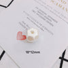 Wholesale Jewelry Accessories Plastic Resin Imitation Pearl Shaped Beads Earrings Hair Accessories With Magic Pearlescent Wrinkle Effect