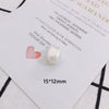 Wholesale Jewelry Accessories Plastic Resin Imitation Pearl Shaped Beads Earrings Hair Accessories With Magic Pearlescent Wrinkle Effect