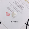 Wholesale Jewelry Accessories Plastic Resin Imitation Pearl Shaped Beads Earrings Hair Accessories With Magic Pearlescent Wrinkle Effect