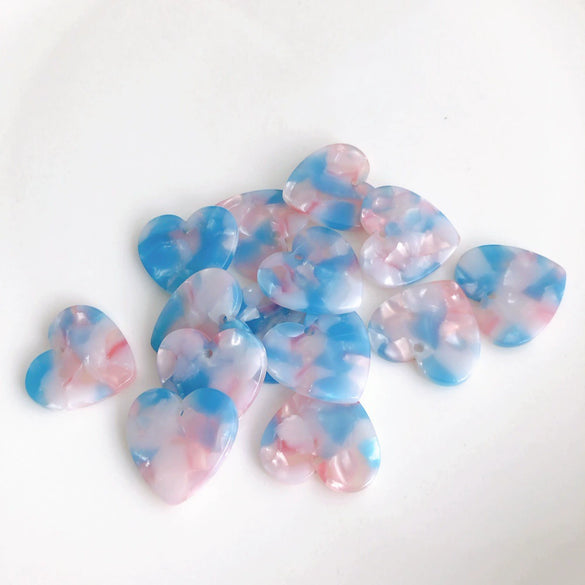 Wholesale Jewelry Accessories Plastic Resin Love Art Earrings Bracelet Pendant Harajuku Style