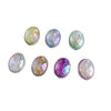 Wholesale Jewelry Accessories Plastic Resin Oval Facet Bead Necklace Bracelet Pendant