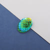Wholesale Jewelry Accessories Plastic Resin Oval Fish Scales Smooth Plated Ab Colored Diamond Drill