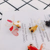 Wholesale Jewelry Accessories Plastic Resin Red Koi Goldfish Pendant Earrings Handmade