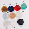 Wholesale Jewelry Accessories Plastic Resin Round Halo Earrings With Holes Pendant