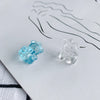 Wholesale Jewelry Accessories Resin Acrylic Transparent Bear Hole Pendant Necklace Material
