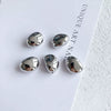 Wholesale Jewelry Accessories Resin Plastic Irregular Bean Earrings Bracelet Necklace With Color Protection Electroplating