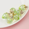 Wholesale Jewelry Accessories Resin Strawberry Inlaid Pearl Pendant Earrings Environmentalfriendly