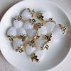 Wholesale Jewelry Accessories Resin Strawberry Inlaid Pearl Pendant Earrings Environmentalfriendly