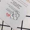 Wholesale Jewelry Accessories Resinacrylic Transparent Heart Pendant Earrings Hair Accessories Material