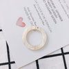 Wholesale Jewelry Accessories Ring Disc Acrylic Acetate Pendant Handmade Earring With Plastic Resin Material And Dripping Glue Process